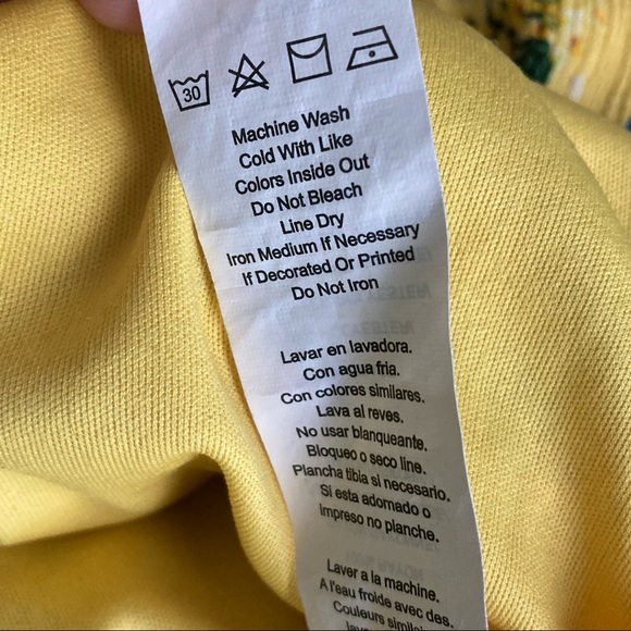 JustFab Yellow Floral Flirty Fit and Flare Dress Rayon Size Small - Picture 10 of 13